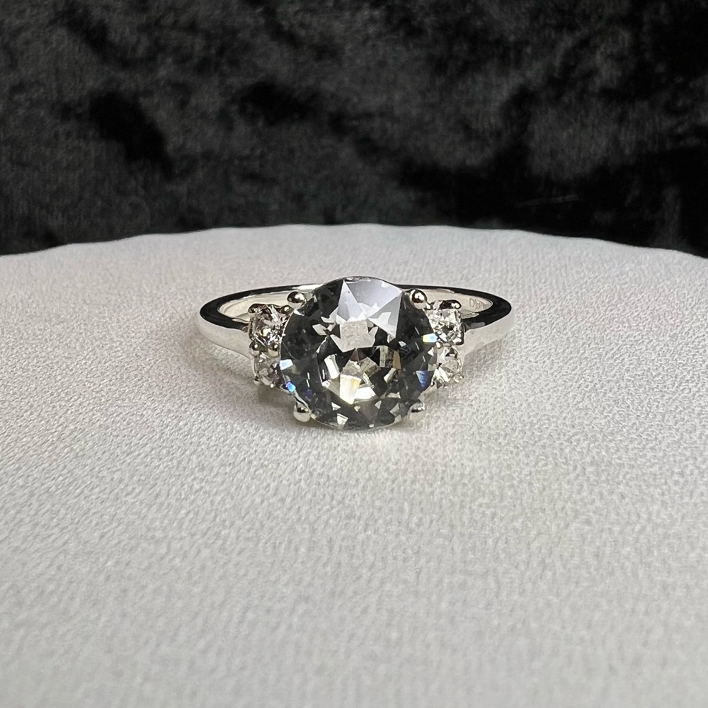 Sterling Silver Swarovski Crystal Ring